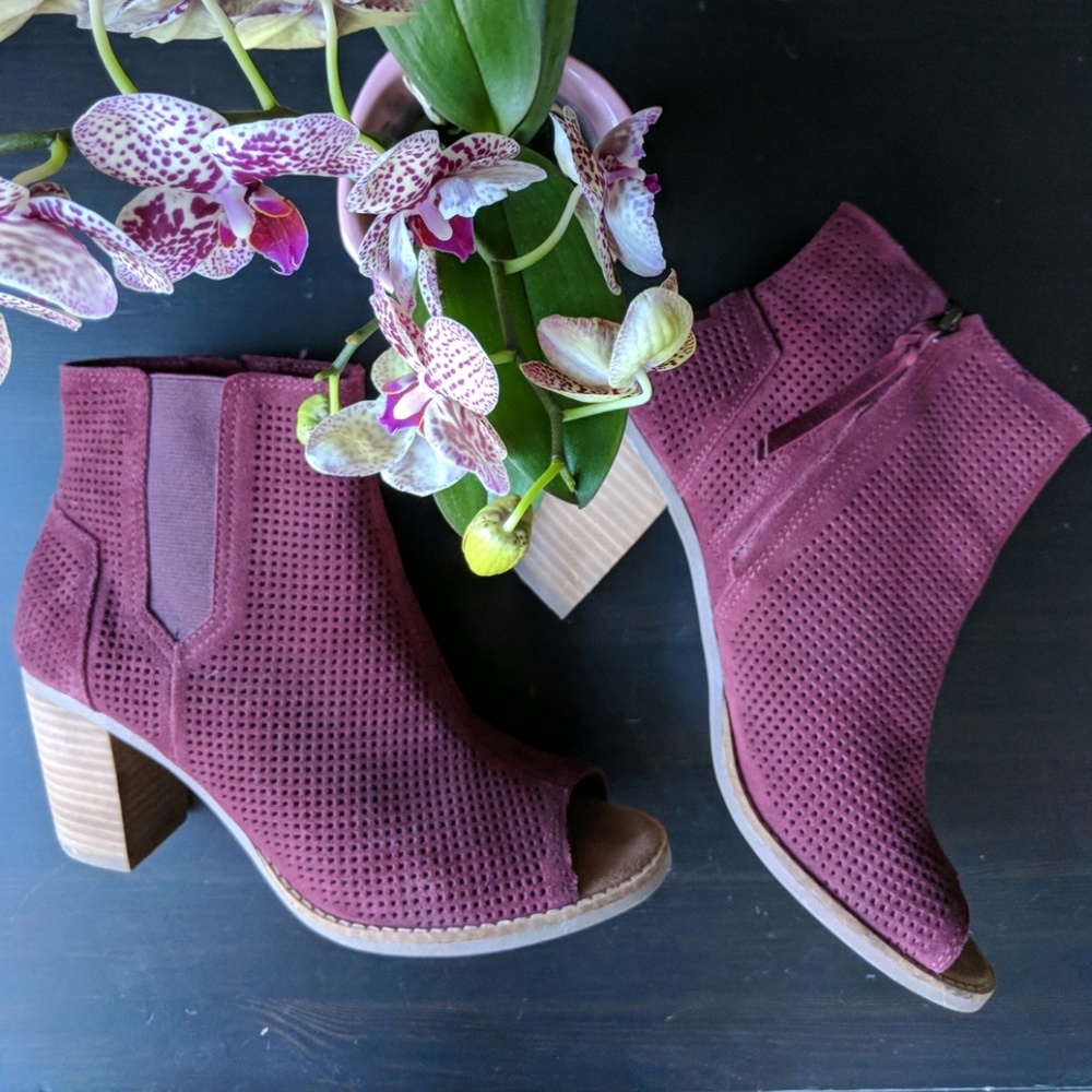 Toms Peeptoe Booties